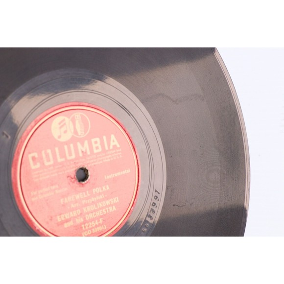 Edward Krolikowski - Farewell / Grasshopper Polka 1944 10" 78 rpm Record 12254-F - Picture 9 of 16